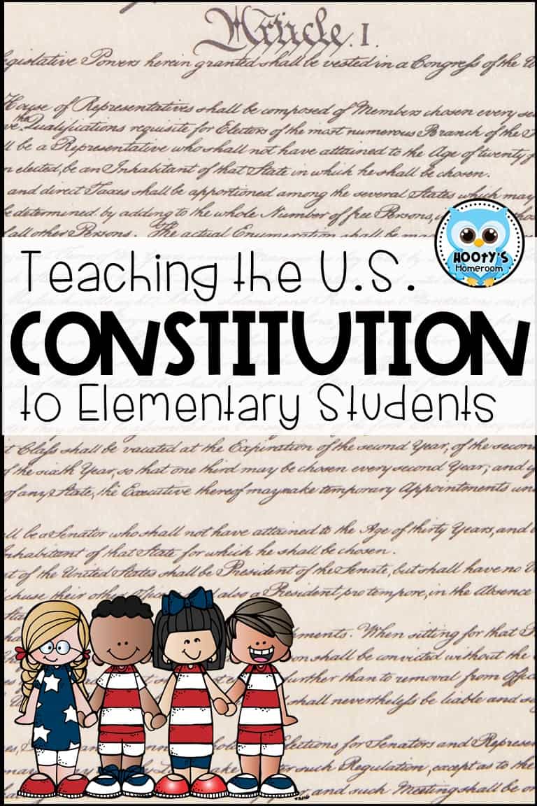 How to Easily Teach the Constitution to Elementary Kids