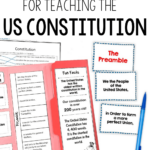 US Constitution activities for elementary students