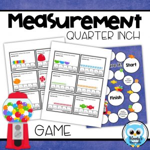 measure to the quarter inch game baord and cards