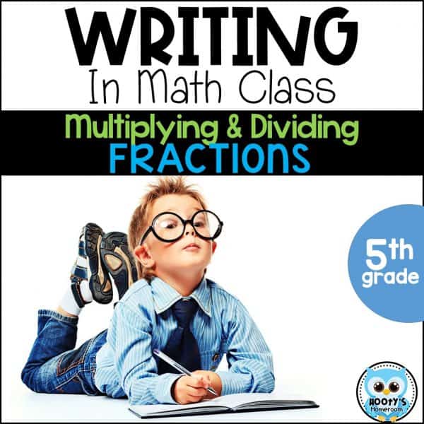 writing about multiplying and dividing fractions cover