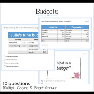 Personal Finance Literacy using Google Forms - Hooty's Homeroom