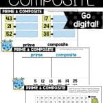 sample prime and composite numbers activities