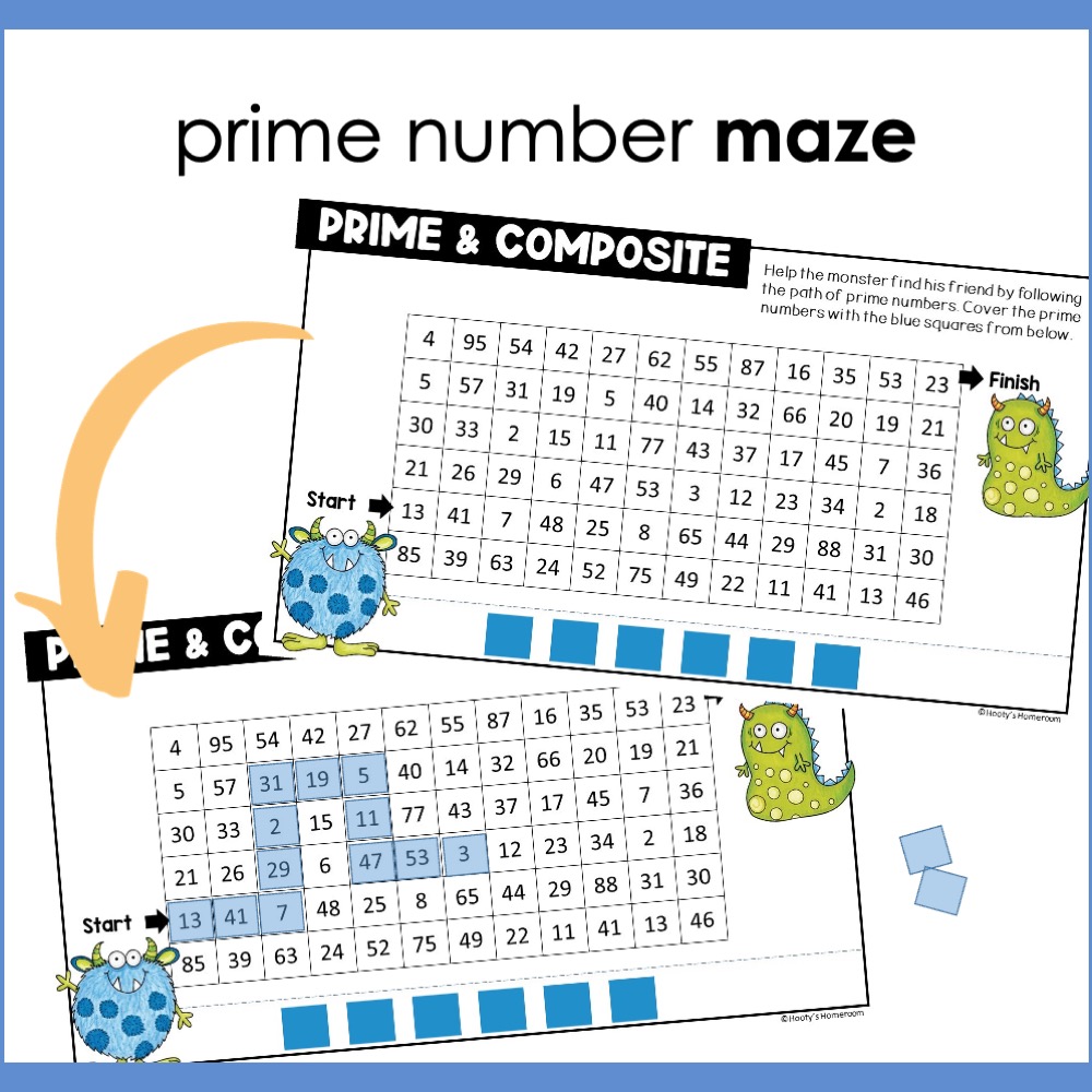 Prime and Composite, Even and Odd Numbers Activities for Google Slides