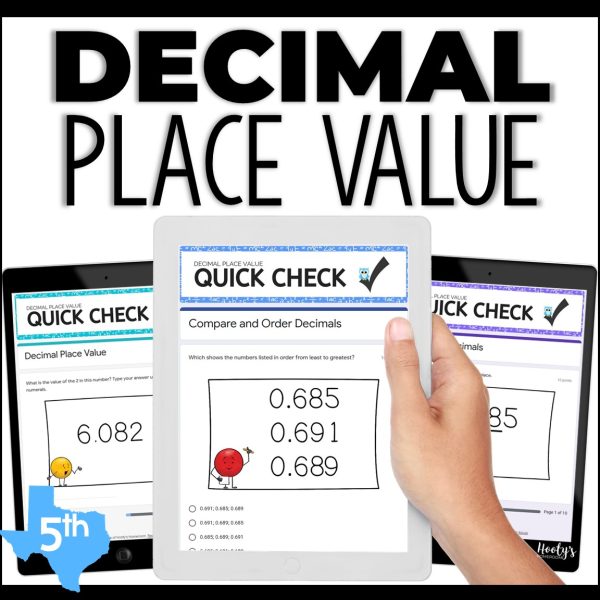 sample question from decimal place value google forms