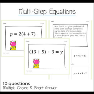 Algebraic Expressions Using Google Forms - Hooty's Homeroom