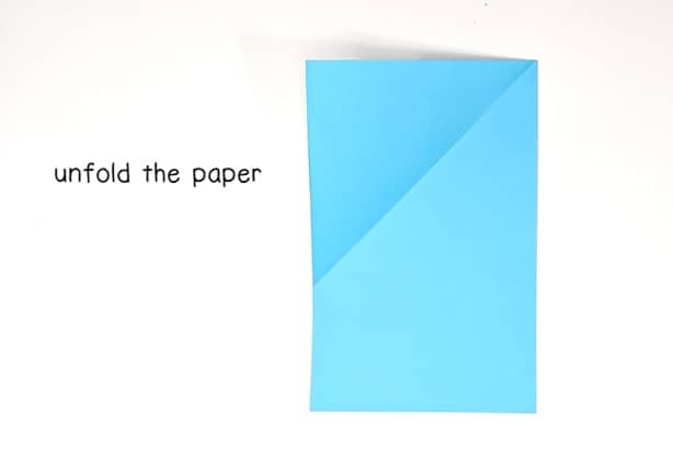 step 4 - unfold the paper