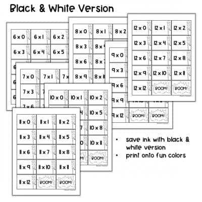 Multiplication Facts Game - Hooty's Homeroom