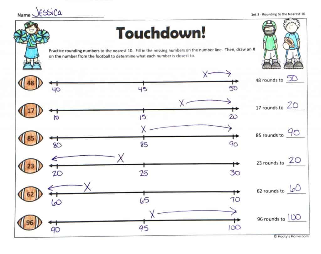 rounding worksheet kuta