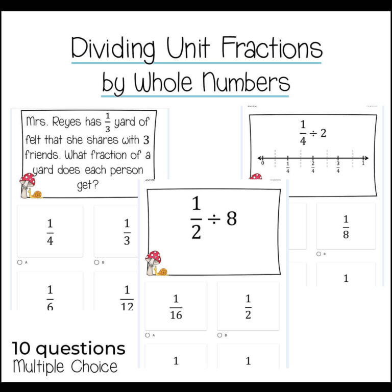 Multiplying and Dividing Fractions Using Google Forms