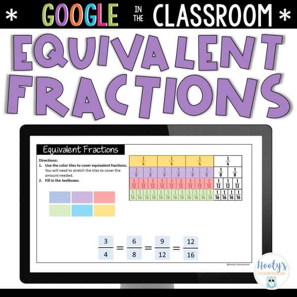 sample activity from equivalent fractions resource