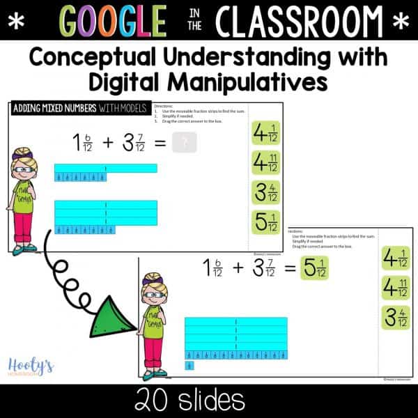 use digital manipulatives to build conceptual understanding