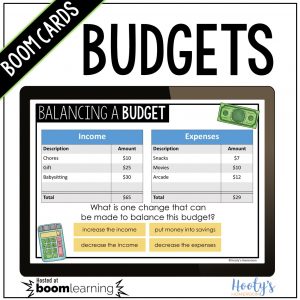 balancing budgets boom cards