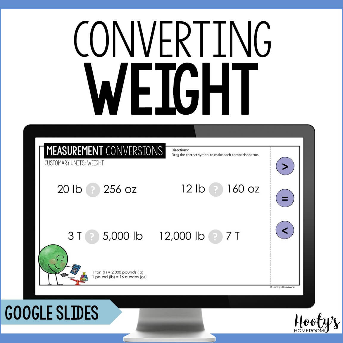 weight conversion chart tons to pounds
