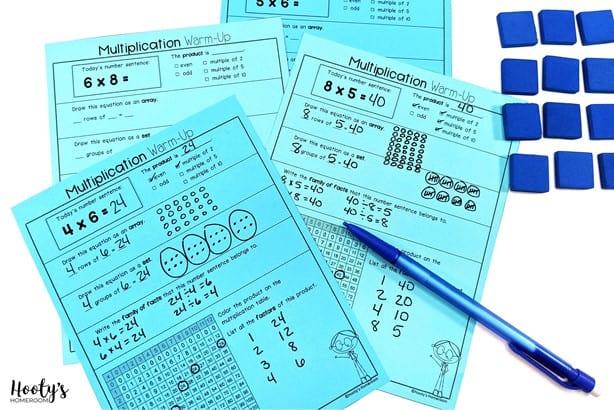 multiplication fluency activities