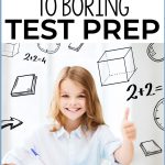 student excited about test prep activities