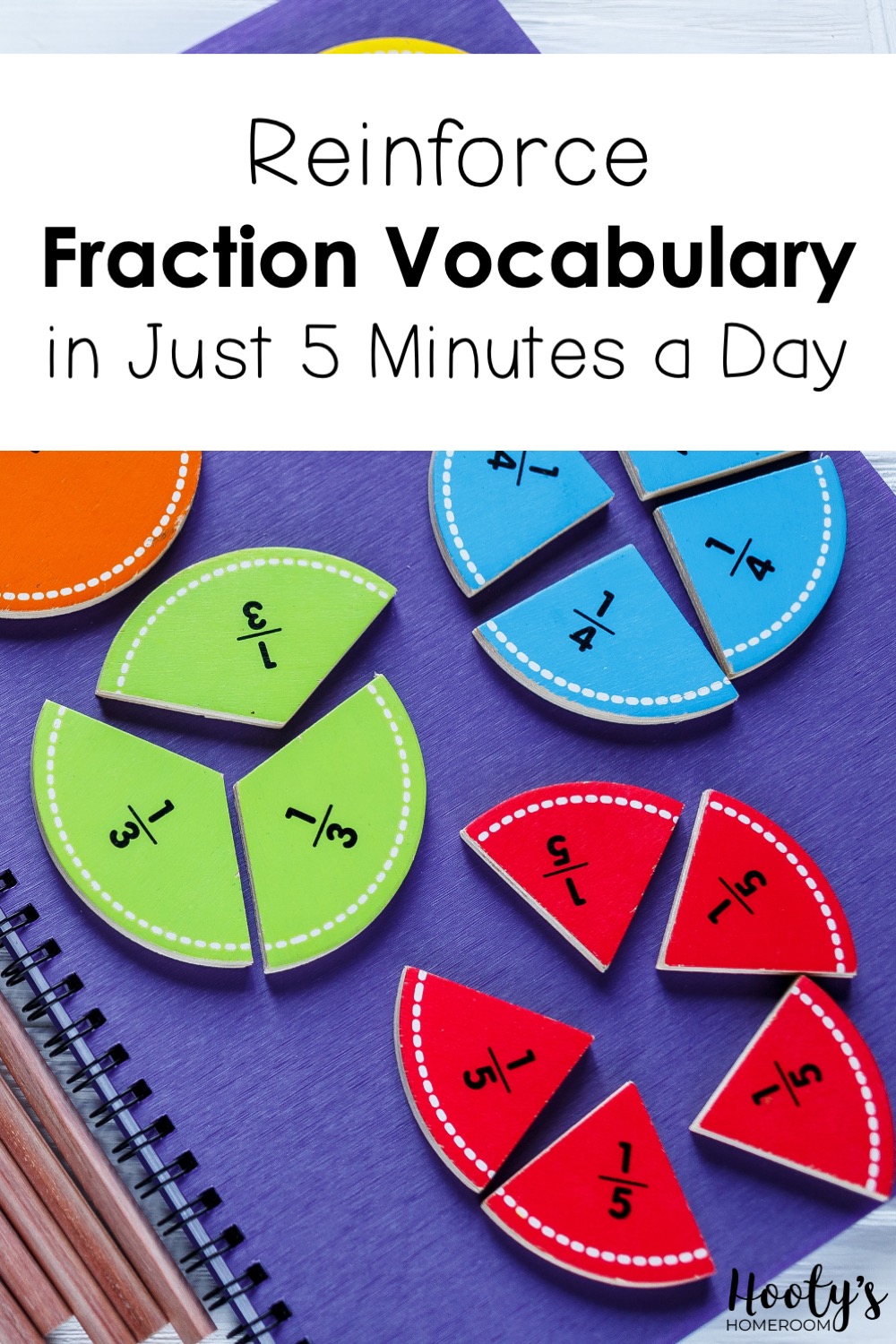 3 Quick Ways to Reinforce Fraction Vocabulary | Hooty's Homeroom