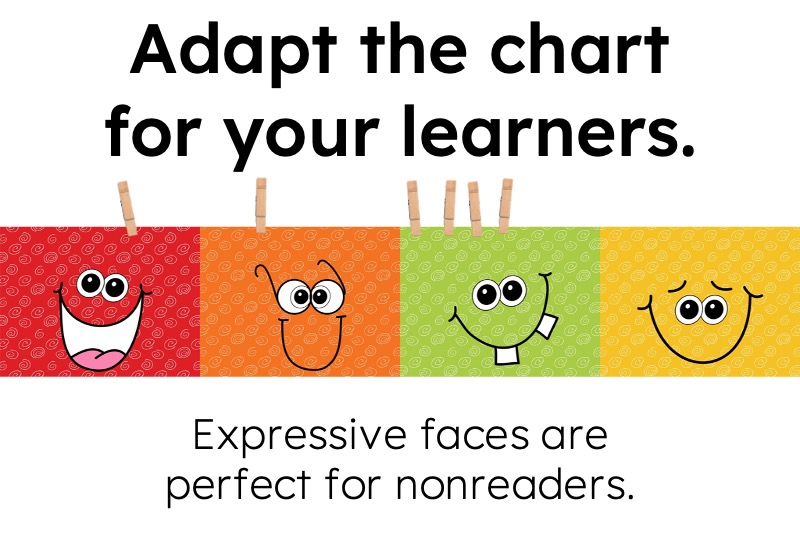 clip charts can be adapted to fit the needs of your classroom