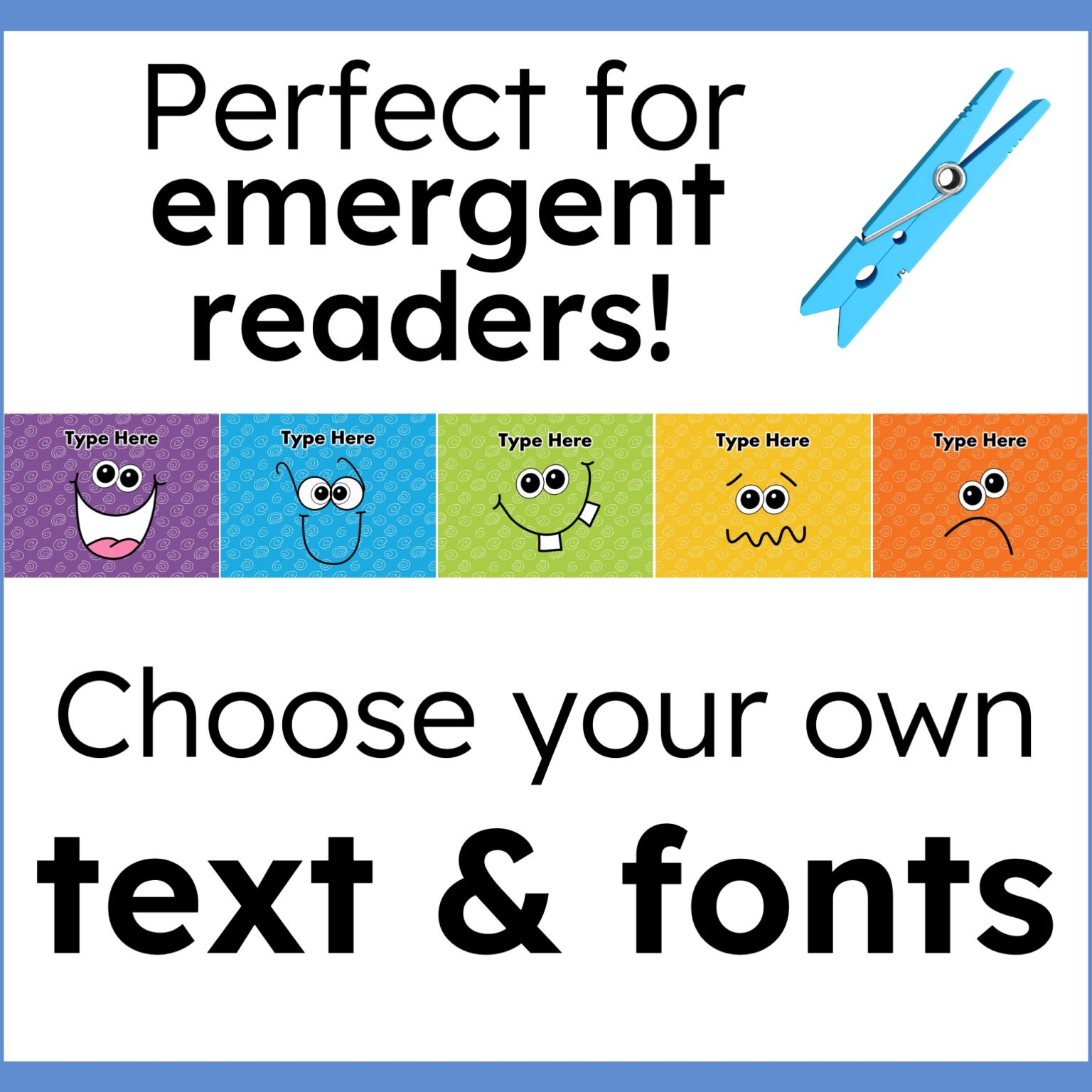 Editable Behavior Clip Chart | Classroom Management for Emergent ...
