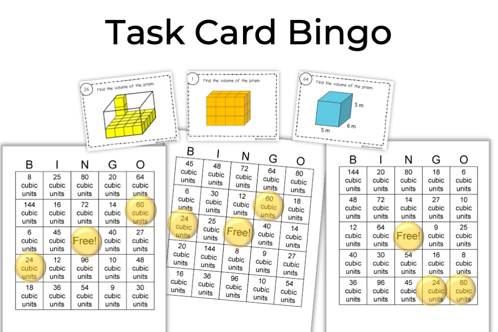 easily create randomized bingo cards to go with any set of task cards