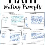math writing prompts samples