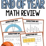 Sample questions from 4th end of year trashketball review game