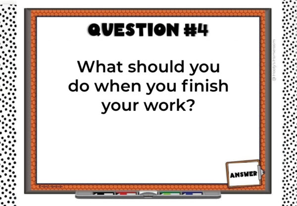 review classroom procedures and expectations with fun back to school games