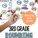 students love playing this rounding to the nearest 10 and 100 game