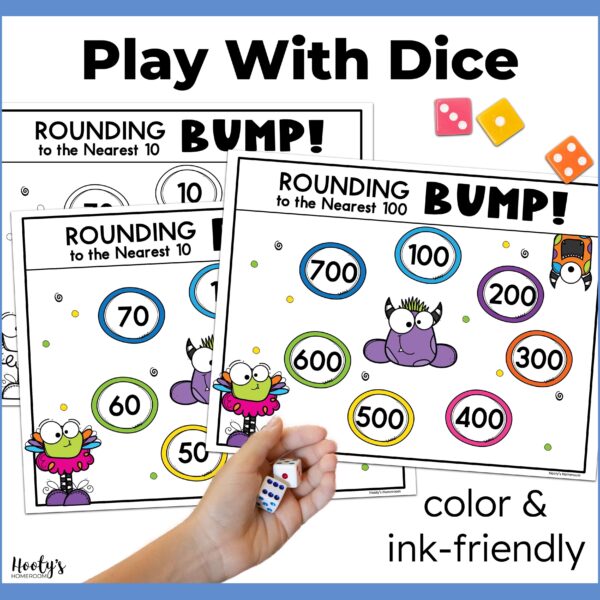 play this rounding bump game with dice