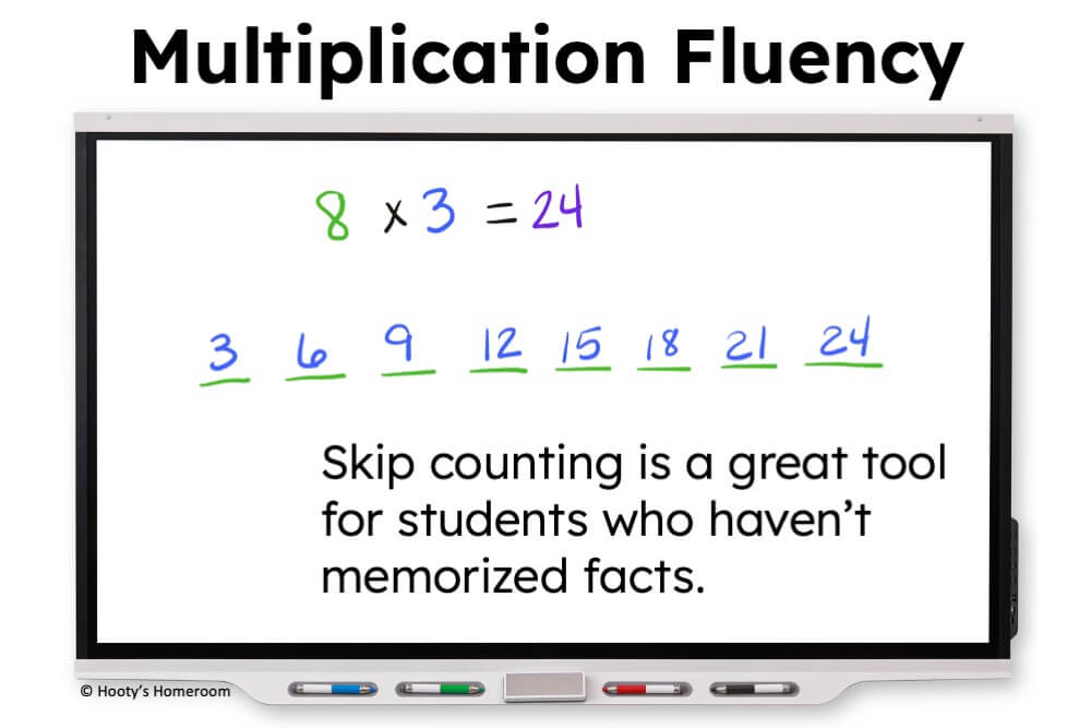 skip counting songs are great for enhancing multiplication fluency