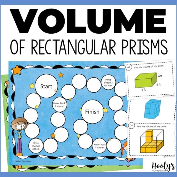 volume of rectangular prisms game with task cards