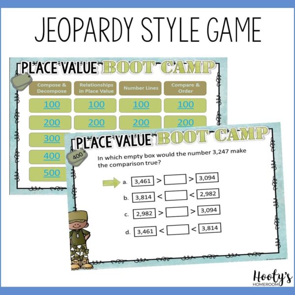 3rd grade place value jeopardy game sample questions