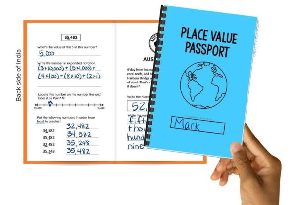 place value passports are a great 3rd grade place value to 100000 project