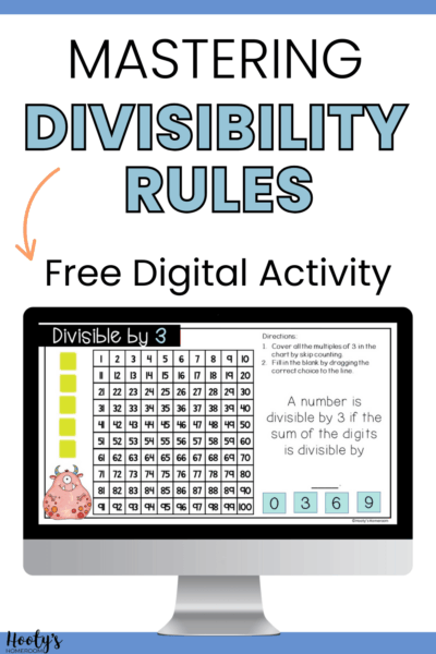 Free divisibility rules digital lesson for upper elementary