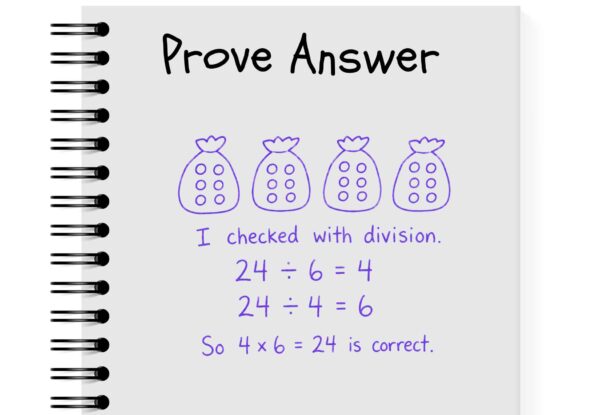 Checking work to prove answers is a step many students skip in problem solving.