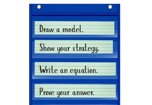 Explain what show your work means with examples and sentence stems.