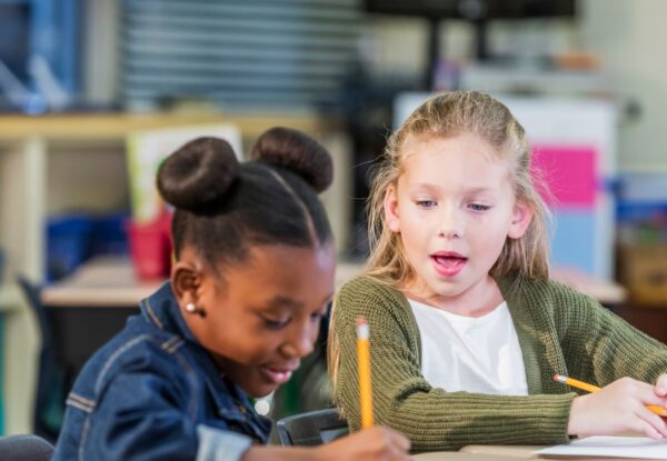 Math talk sentence stems help students explain their thinking.