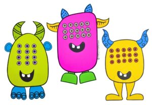 Have students build monster arrays with this Halloween multiplication craft.